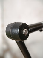 Restored 1950s Midgard R1 Lamp, Bauhaus Black Desk Light, German Designer Lighting, Curt Fischer Design