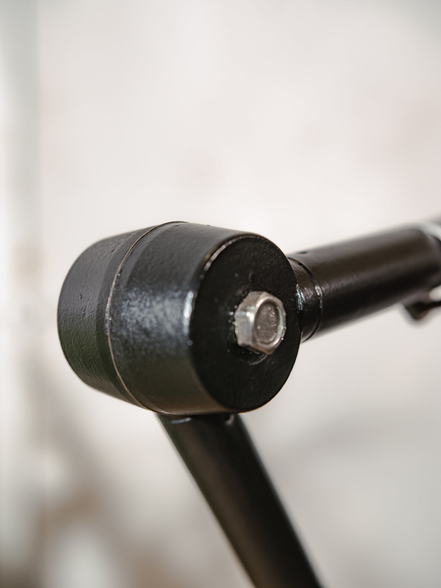 Restored 1950s Midgard R1 Lamp, Bauhaus Black Desk Light, German Designer Lighting, Curt Fischer Design