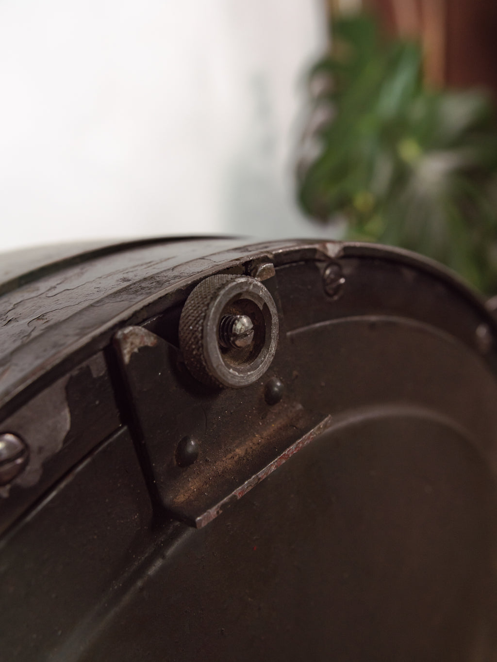 Cold War Tank Searchlight Lamp, T55 Military Light – Industrial Statement Lighting – Vintage Army Spotlight – Upcycled Military Decor
