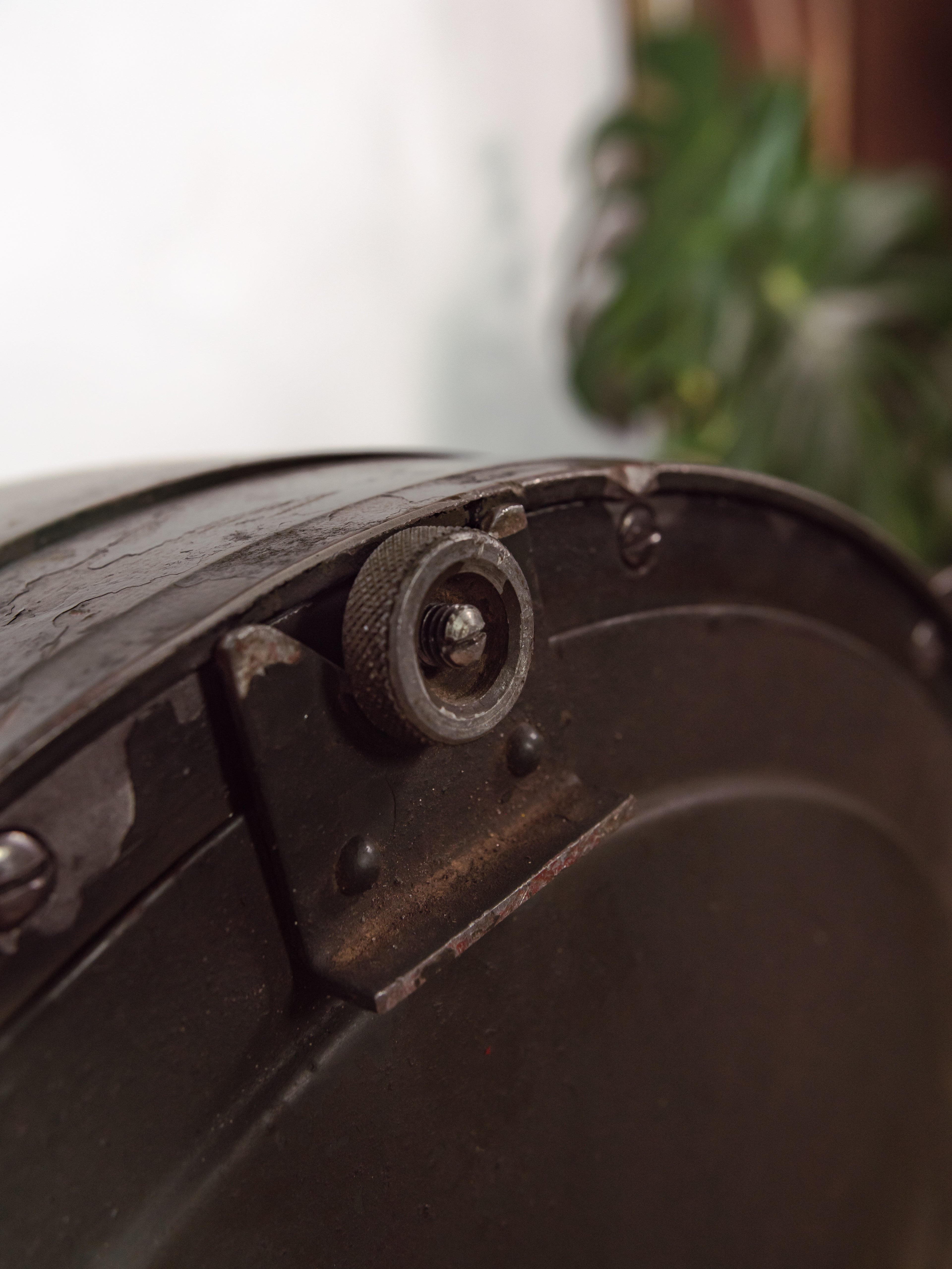 Cold War Tank Searchlight Lamp, T55 Military Light – Industrial Statement Lighting – Vintage Army Spotlight – Upcycled Military Decor