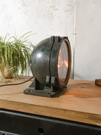 Tank zoeklicht uit de Koude Oorlog, T55 Tank militaire lamp – Industriële statementverlichting – Vintage legerzoeklicht – Gerecyclede militaire decoratie