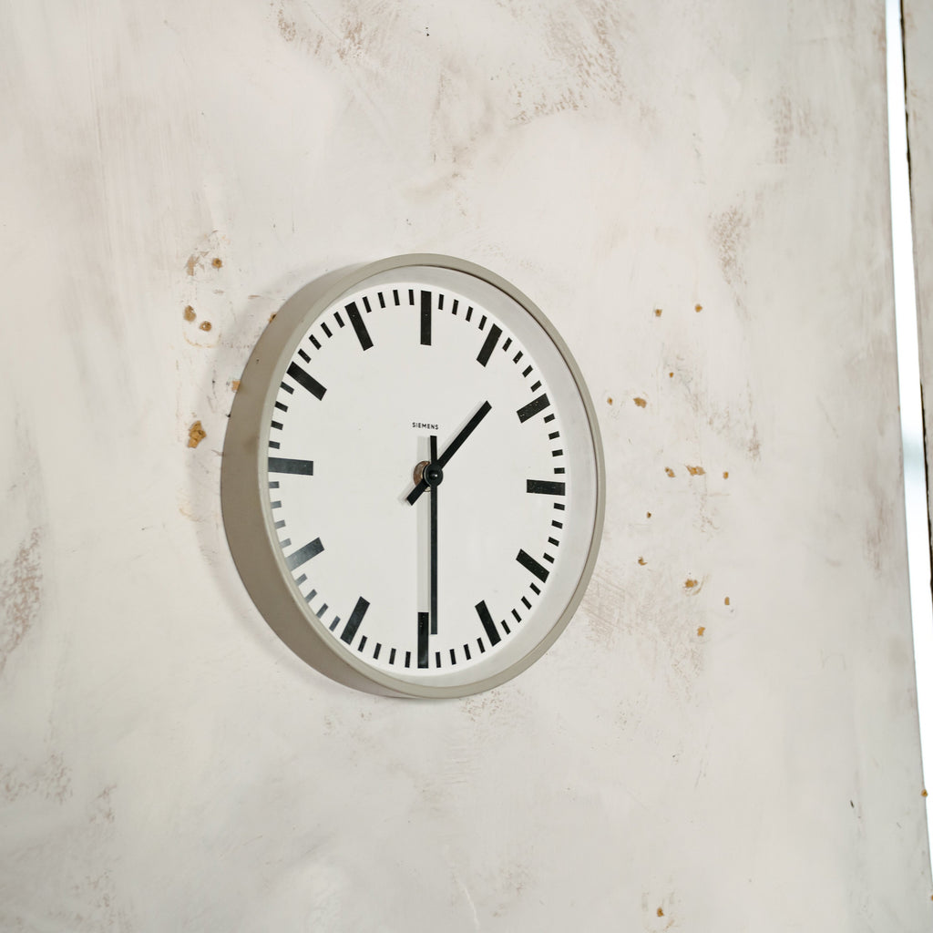 Keukenklok, Siemens Wandklok Werkplekklok Jaren 70, Kantoorklok, Secundair Uurwerk, uniek Housewarming cadeau interieur