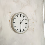 Keukenklok, Siemens Wandklok Werkplekklok Jaren 70, Kantoorklok, Secundair Uurwerk, uniek Housewarming cadeau interieur