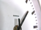 Keukenklok, Siemens Wandklok Werkplekklok Jaren 70, Kantoorklok, Secundair Uurwerk, uniek Housewarming cadeau interieur