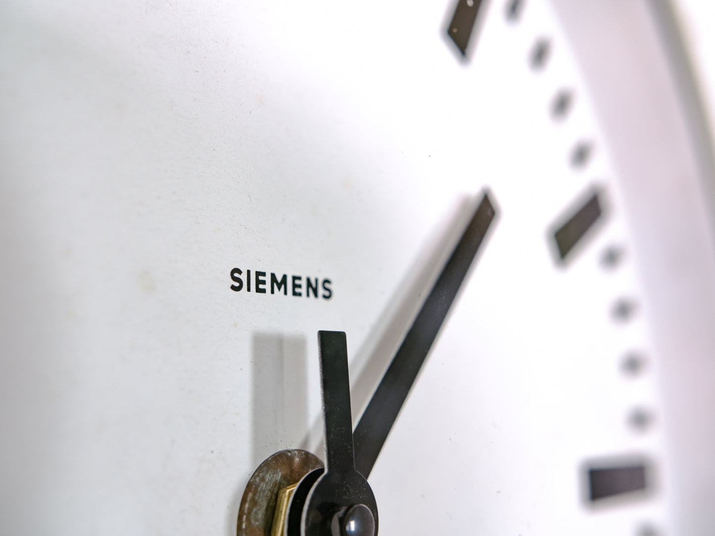 Kitchen Clock, Siemens Wall mounted Factory Clock 1970s, Office Timekeeper, Secondary Clockwork, unique Housewarming gift interior