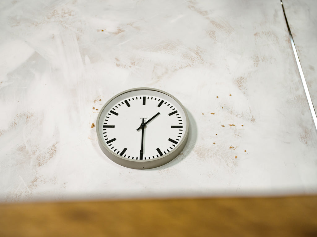 Keukenklok, Siemens Wandklok Werkplekklok Jaren 70, Kantoorklok, Secundair Uurwerk, uniek Housewarming cadeau interieur