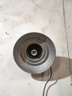 Vintage Farmhouse Wall Lamp, Unique Industrial Factory Lighting, Machine Black Sconce with Patina