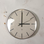 Retro TN 1970s Wall clock, Kitchen clockwork by Tele Norma West, made in Germany Plexiglass