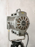 Vintage Film Spotlight Floor Lamp by ARRI, 1950s Arnold & Richter Industrial Movie Light, Surveying Tripod Lamp, Retro Studio Lighting
