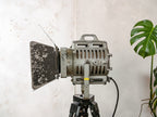 Vintage Film Spotlight Floor Lamp by ARRI, 1950s Arnold & Richter Industrial Movie Light, Surveying Tripod Lamp, Retro Studio Lighting