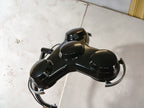 Schaduwloze staande lamp met 4 standen, chirurgische lamp, gerecyclede industriële spot op houten statief, retro medische statement verlichting voor loft en studio