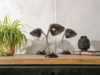 Vintage Eric Kirkman Cole Bakelite Lamp, Model 11105, 1950s Bauhaus Desk Light, Adjustable Gooseneck Table designer Lighting