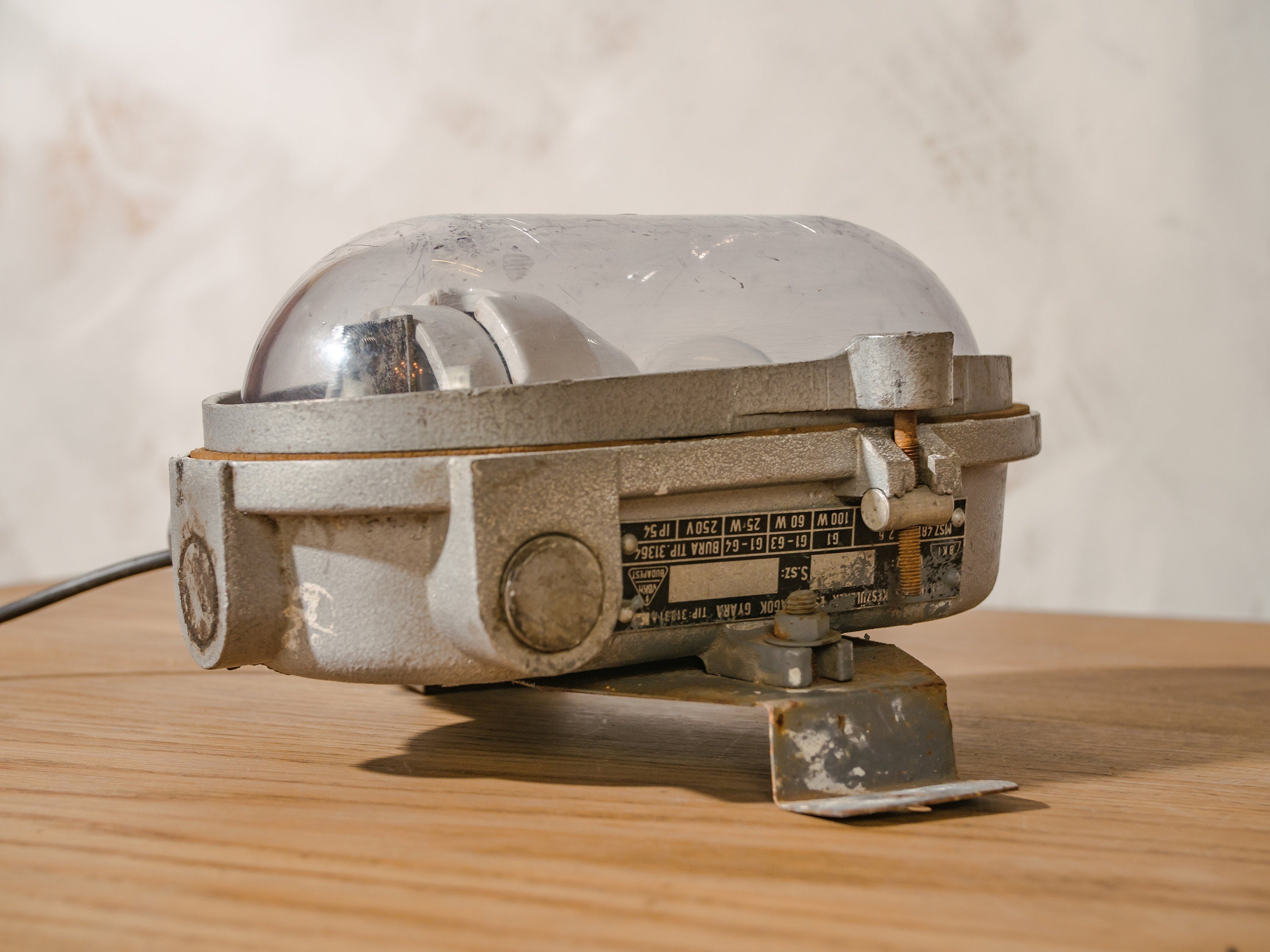 Factory Industrial Bunker Wall Lamp, Explosion Proof EOW, Patina Wall mounted lighting