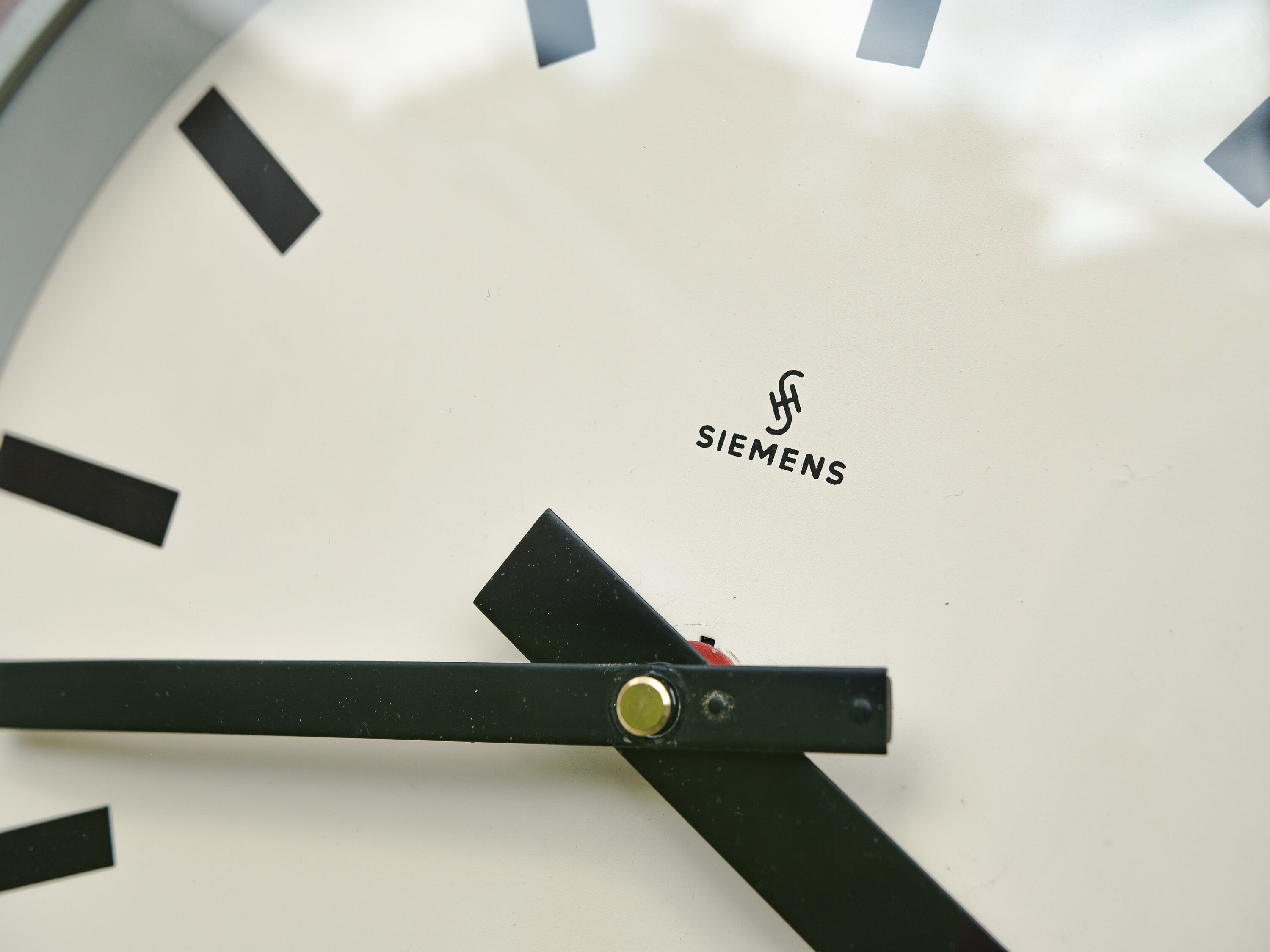 Siemens Slave Clock, Fabrieksstijl Tijdstuk, 1970 Interieur Muurdecoratie, Geschenk Nieuw Huis Housewarming