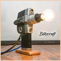 Filmcameralamp, hergebruikte Fujica P300 Single 8 filmcamera uit de jaren 70 Bureaulamp, nachtkastjelamp, cinematografie bureaulamp - bioscoopcadeau
