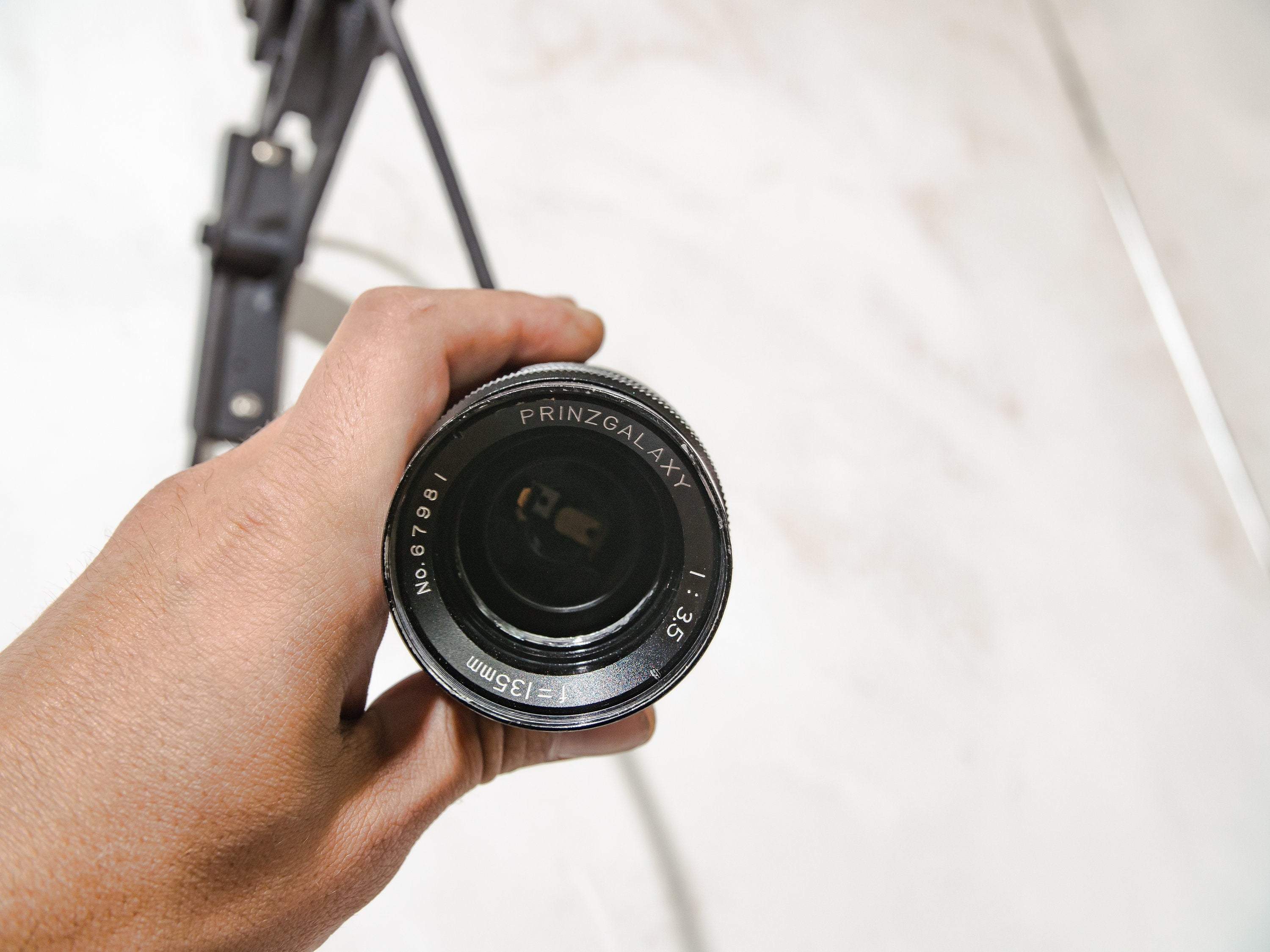 Camera Lens Wall lamp, Upcycled Pulley light, gift for Photographers, 135 mm Lens lamp, Vintage Industrial Pulley, repurposed lighting