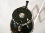 Scissor Lamp Hala 1930s, Black Workshop lamp, Rare Wall Mounted Harmonica Light, Bauhaus Lampshade, Accordion Sconce