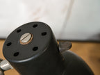 Hala Desk Lamp Model 98 by H. Busquet, 1950s, Black Metal Office lighting, 1950s Factory Desk light
