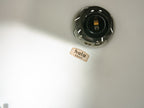 Large White Scissor Lamp 1960s by Hala Zeist, Model 110 Wall light, Harmonica Light, Bauhaus Lampshade, Accordion Sconce