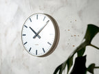 Large Retro Office Clock by Schauer, Diameter 41 CM, 1970s designer Wall Clock made in Austria Timekeeper