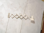 Beige Scissor Wall Mounted Lamp by SIS, Pull out Harmonica Light, Industrial style interior Lighting 1960s