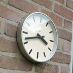 Siemens Slave Clock, Fabrieksstijl Tijdstuk, 1970 Interieur Muurdecoratie, Geschenk Nieuw Huis Housewarming