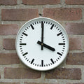 Keukenklok, Siemens Wandklok Werkplekklok Jaren 70, Kantoorklok, Secundair Uurwerk, uniek Housewarming cadeau interieur